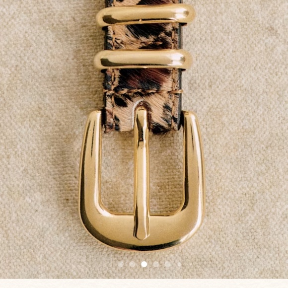 Sezane Livie Belt Leopard - Size 75 centimeters - Picture 3 of 8